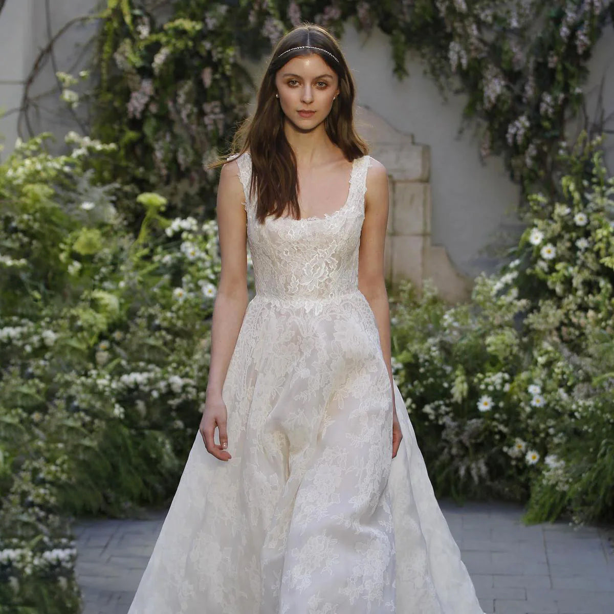 Champagne Lace - Modern Wedding Dress - Bridal Fabrics