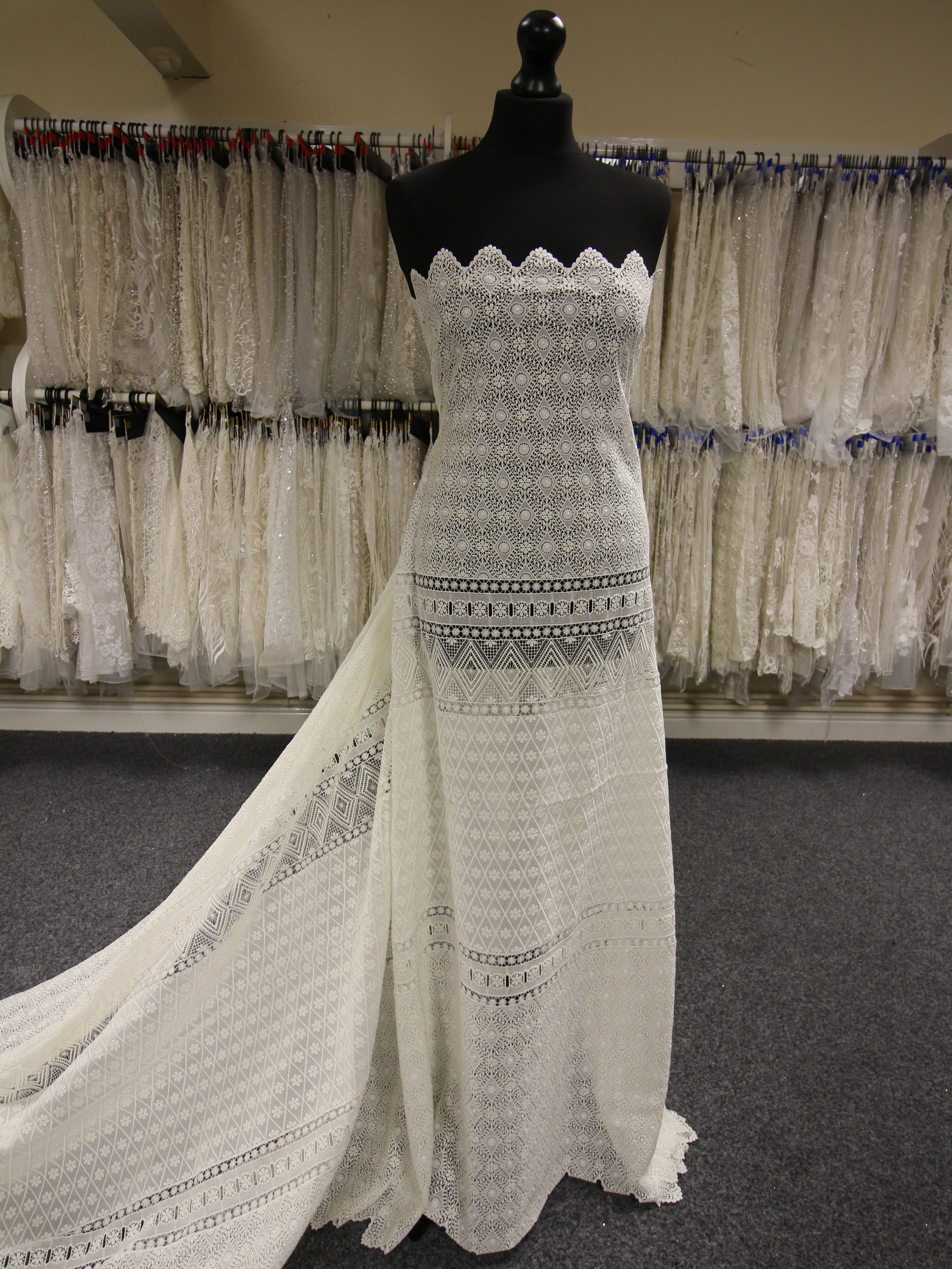 Ivory Macrame Lace - Flavia