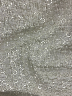 Ivory Embellished Fabric - Bessie