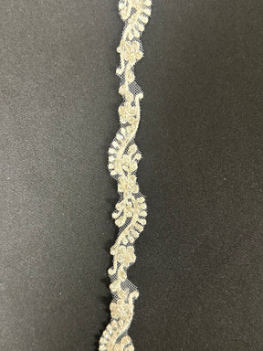 Ivory Beaded Lace Trim – Gamma