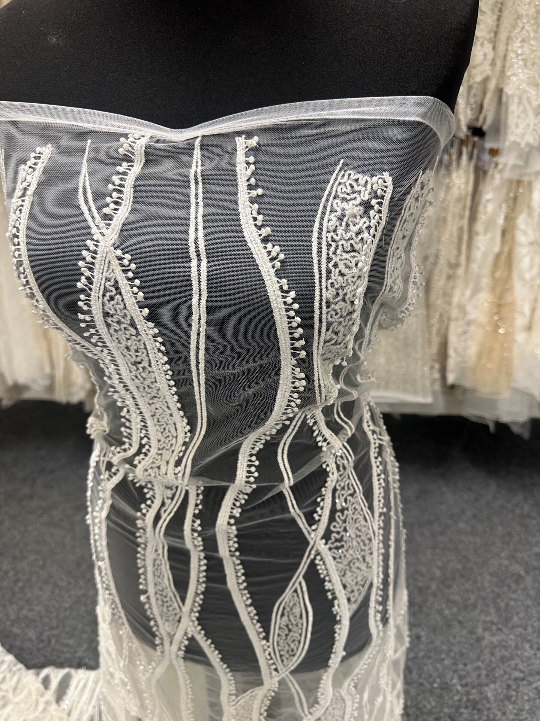 Ivory Embroidered Lace - Xanadu