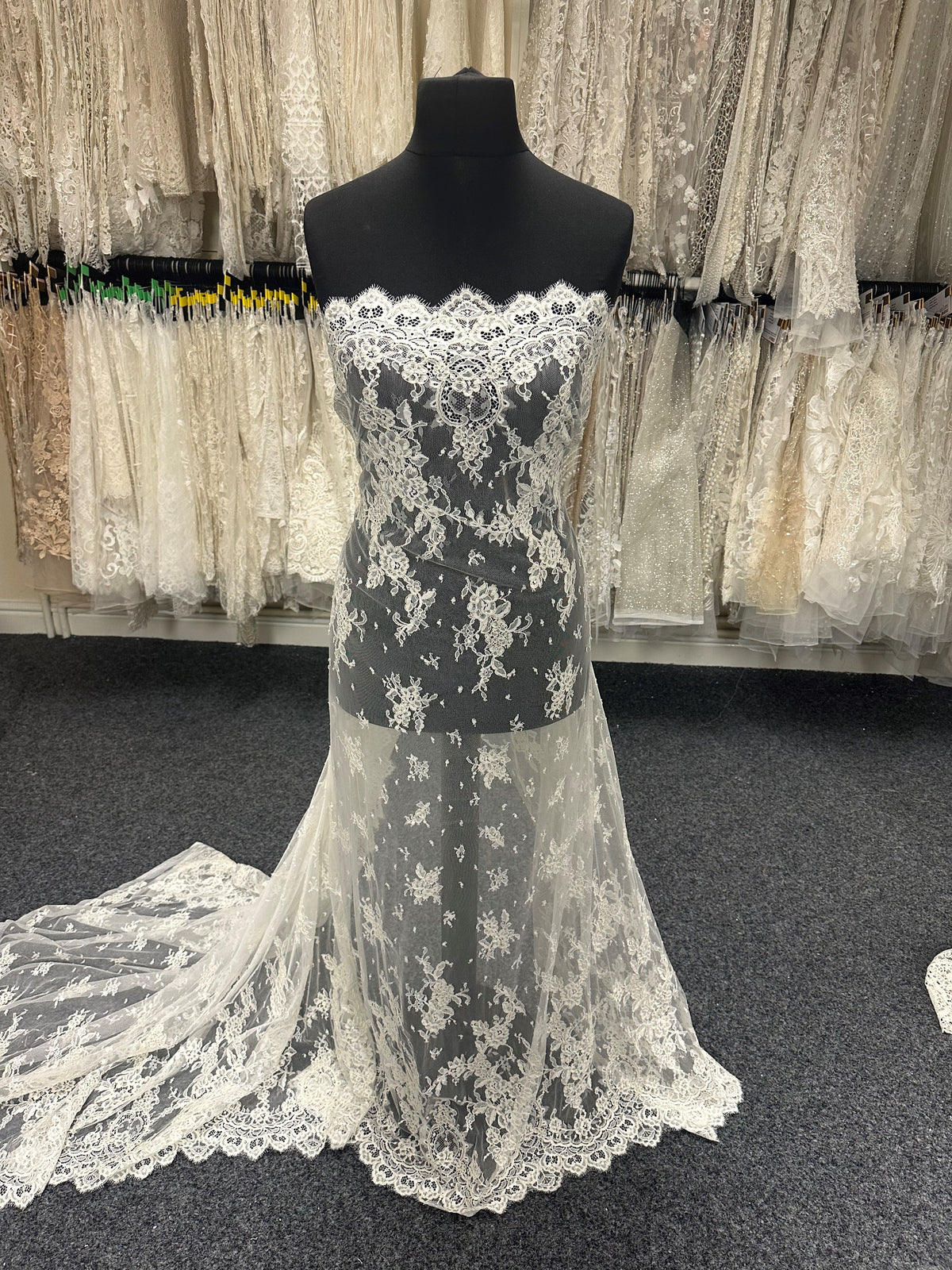 Ivory Corded Lace - Charmaine