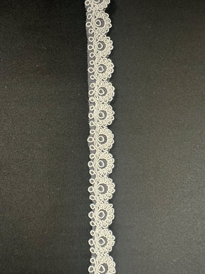 Ivory Corded Lace Trim - Ramson