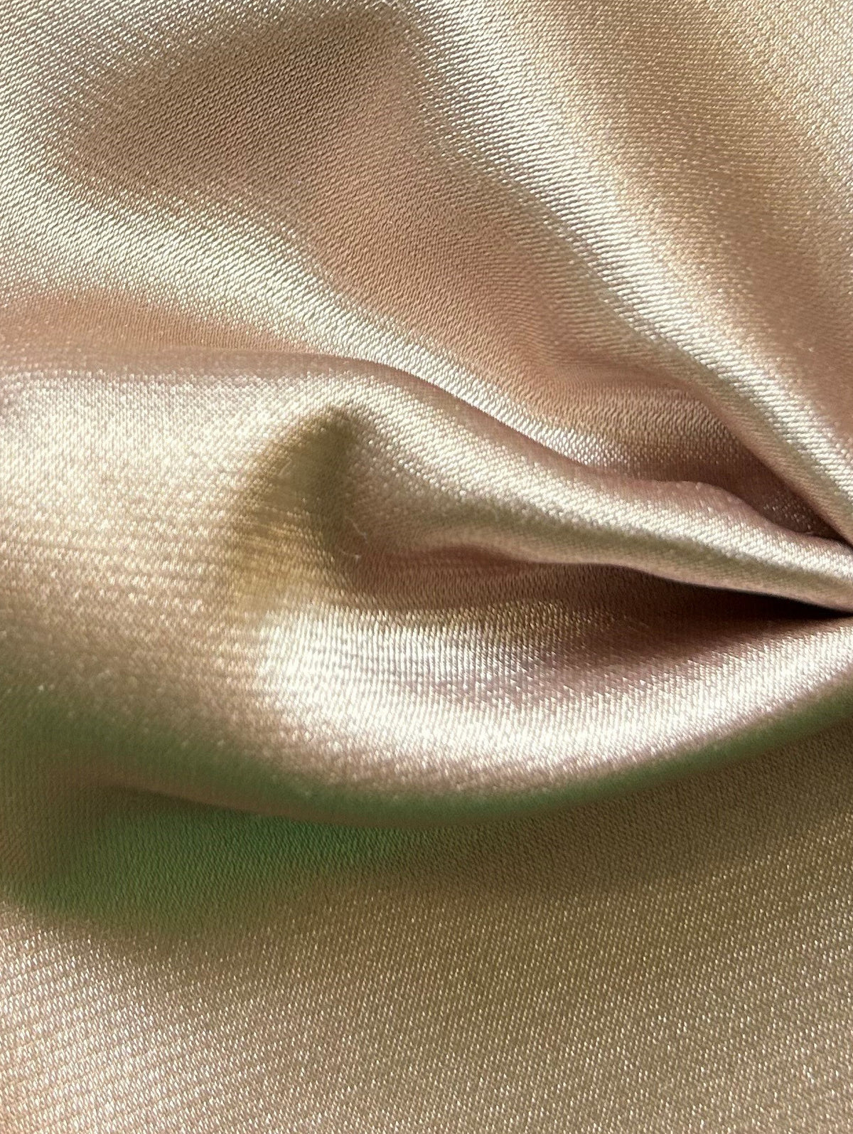 Almond Poly Stretch Satin - Ceremony