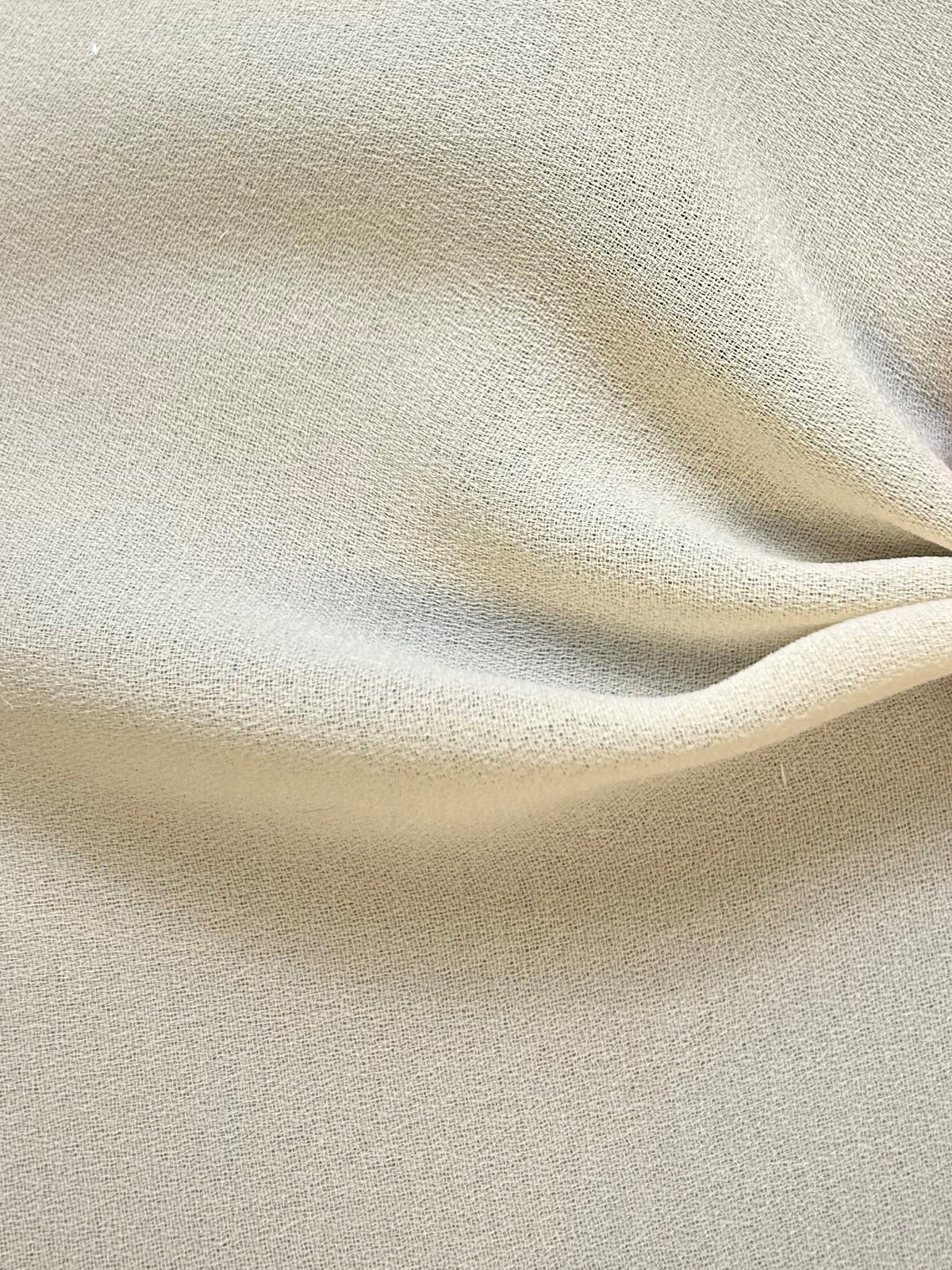 Almond Polyester Crepe - Sacrament