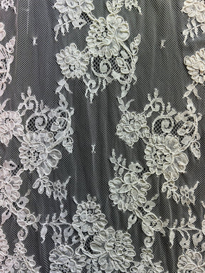 White Corded Lace - Amelia