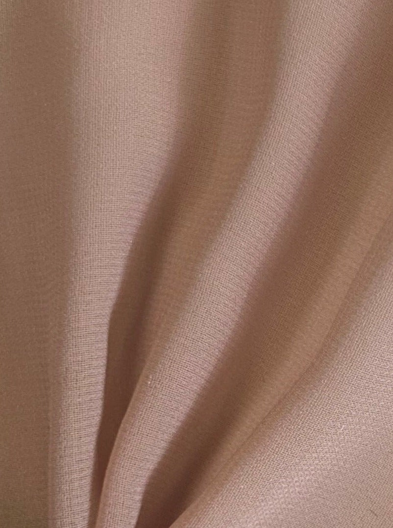 Antique Rose Polyester Chiffon Fabric - Serendipity