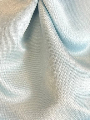 Aqua Polyester Satin - Majestic