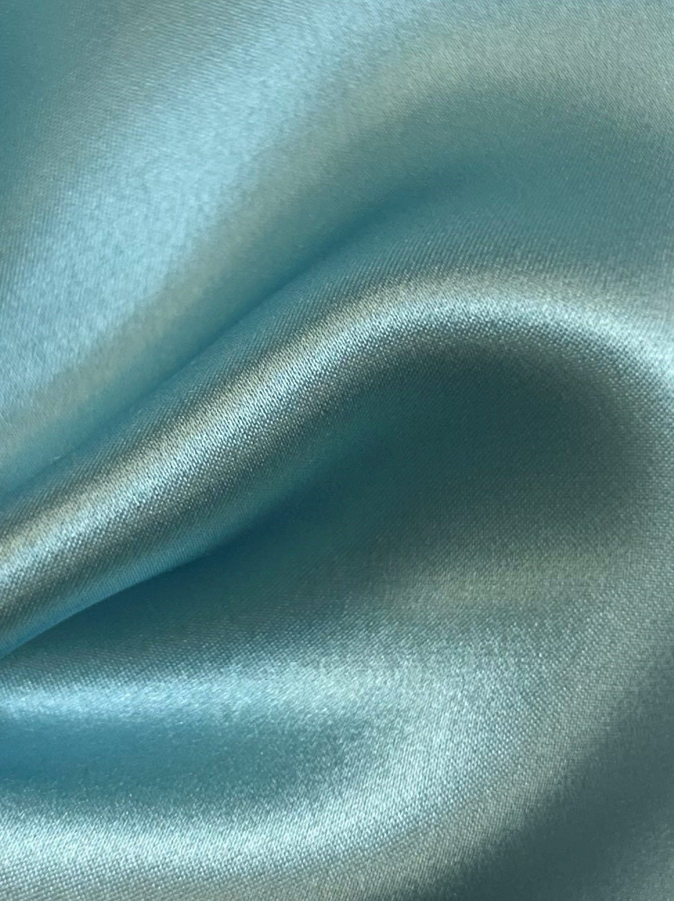 Aqua Silk Satin - Splendour