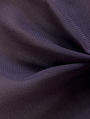 Aubergine Polyester Chiffon Fabric - Serendipity