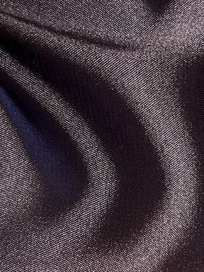 Aubergine Polyester Stretch Satin - Empathy