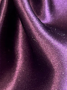 Aubergine Silk Satin - Magnifique