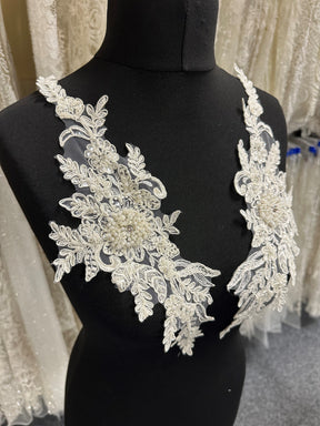 Ivory Corded Lace Appliques - Utah