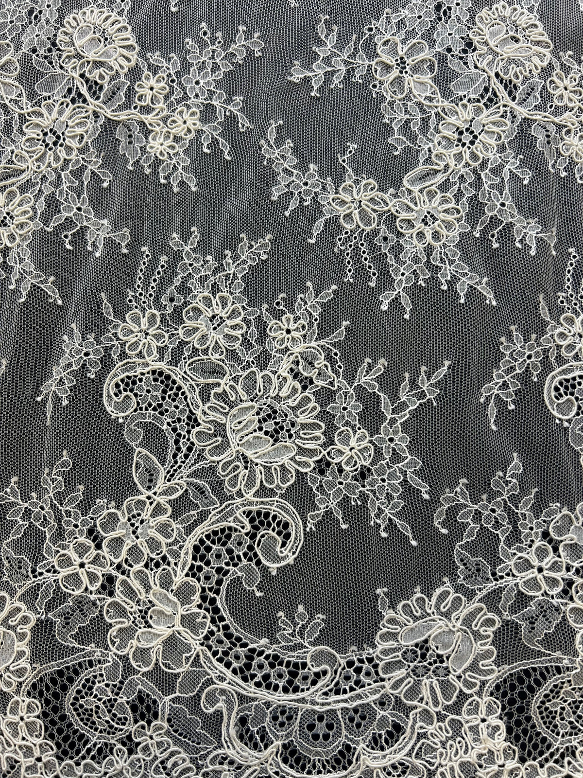 Ivory Raschel Lace – Bethany