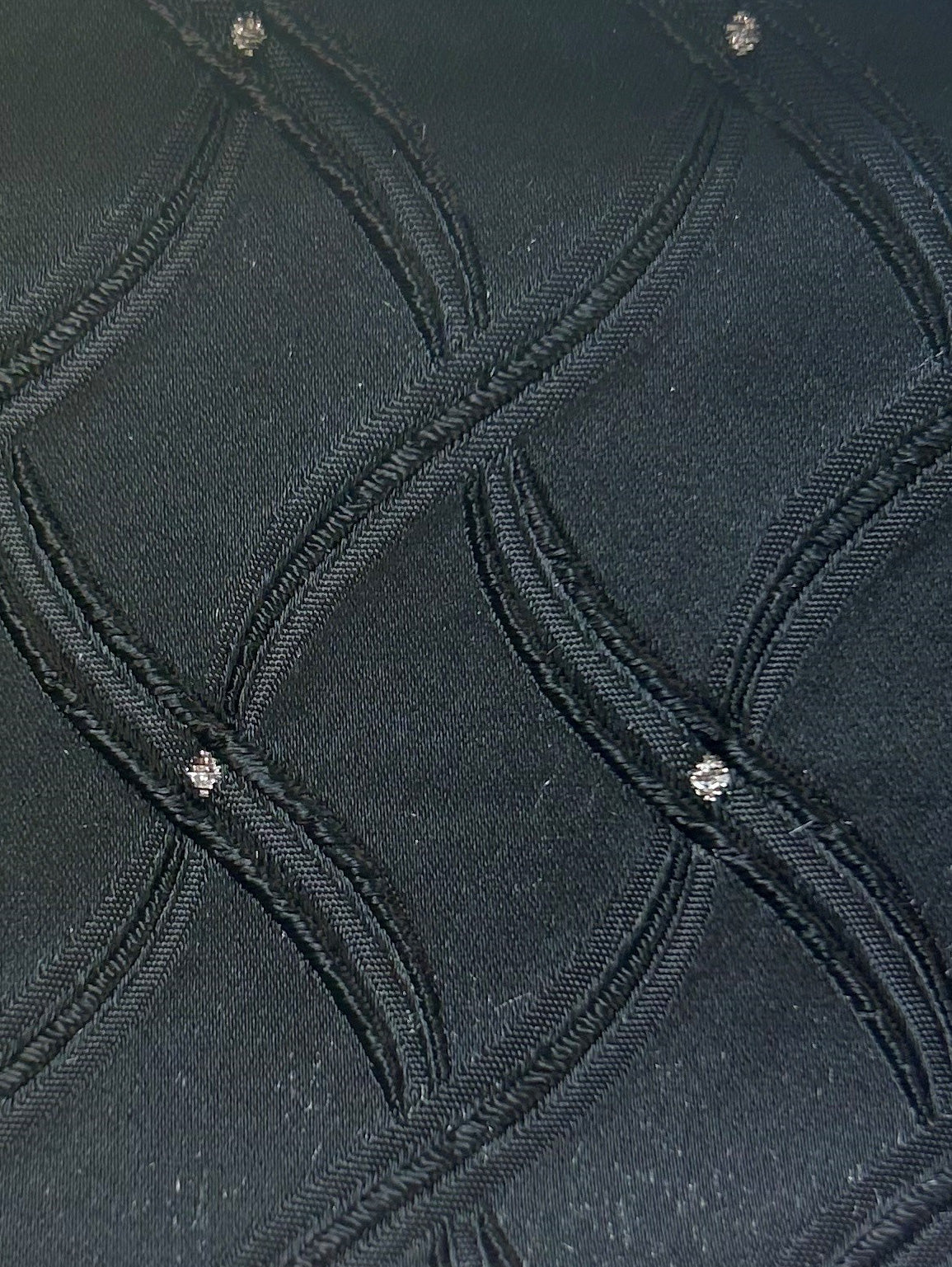 Black Waistcoat Fabric - Copenhagen