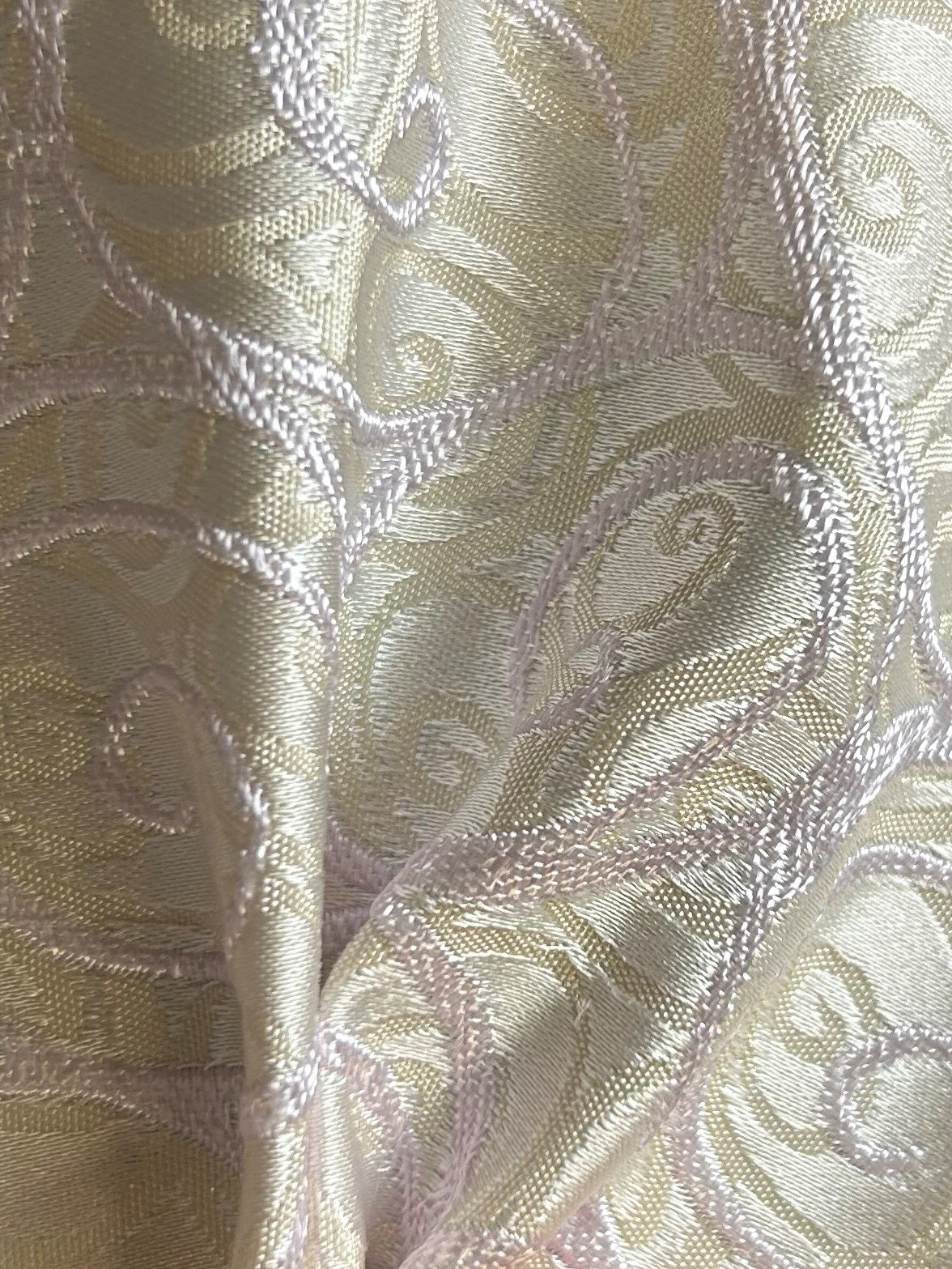 Blush Jacquard Fabric - Cagliari