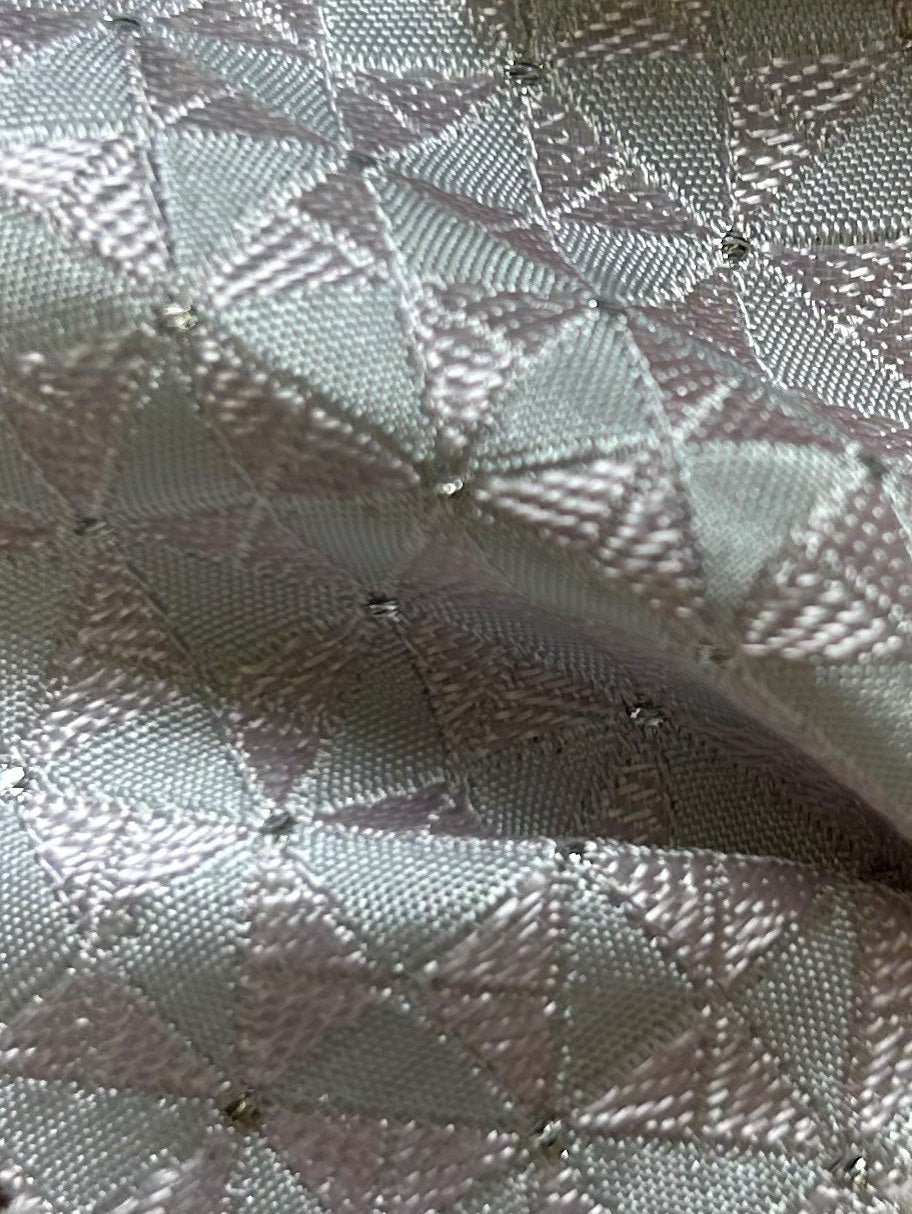 Blush Jacquard Fabric - Hamburg