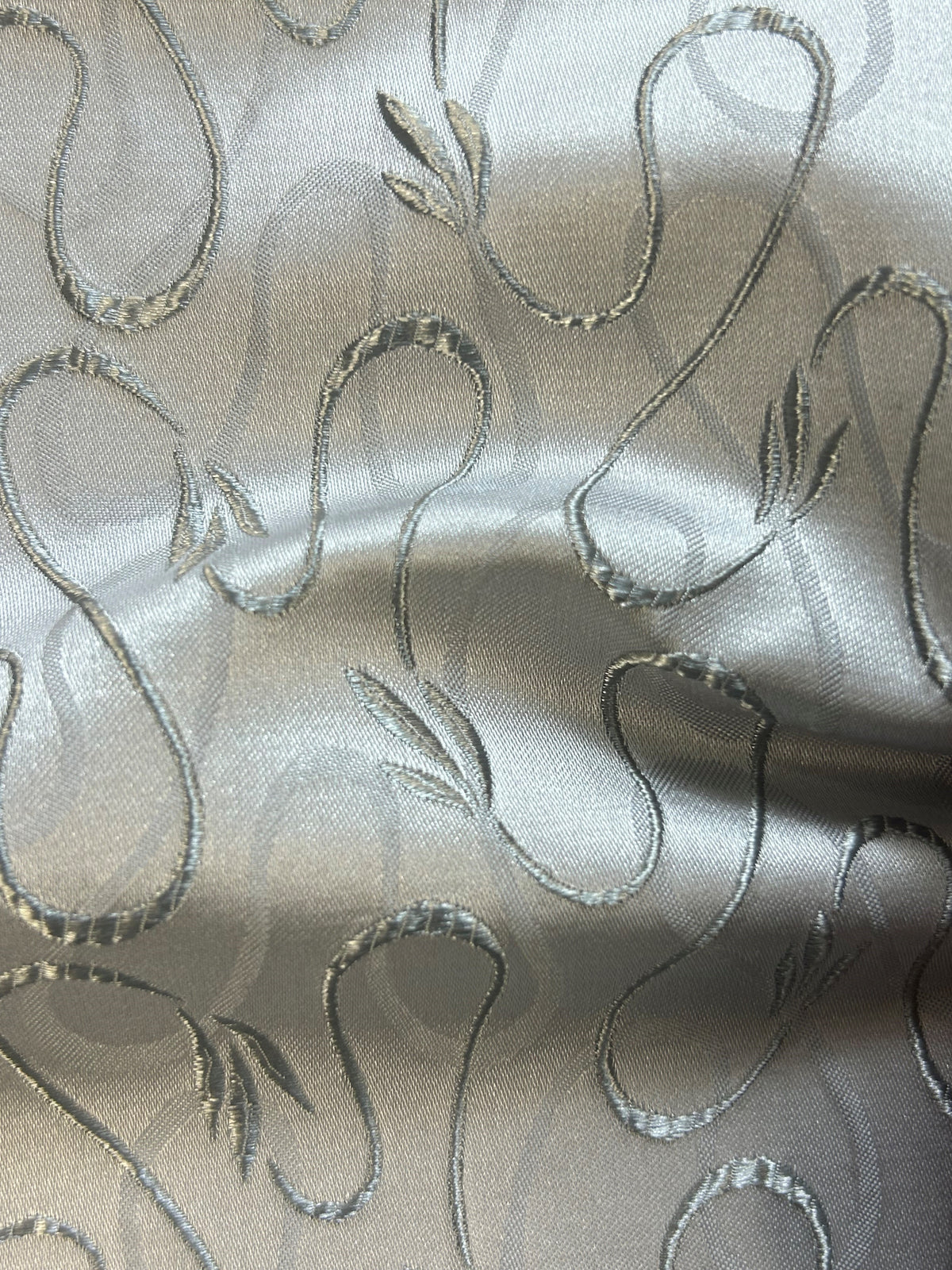 Silver Waistcoat Fabric - Bordeaux