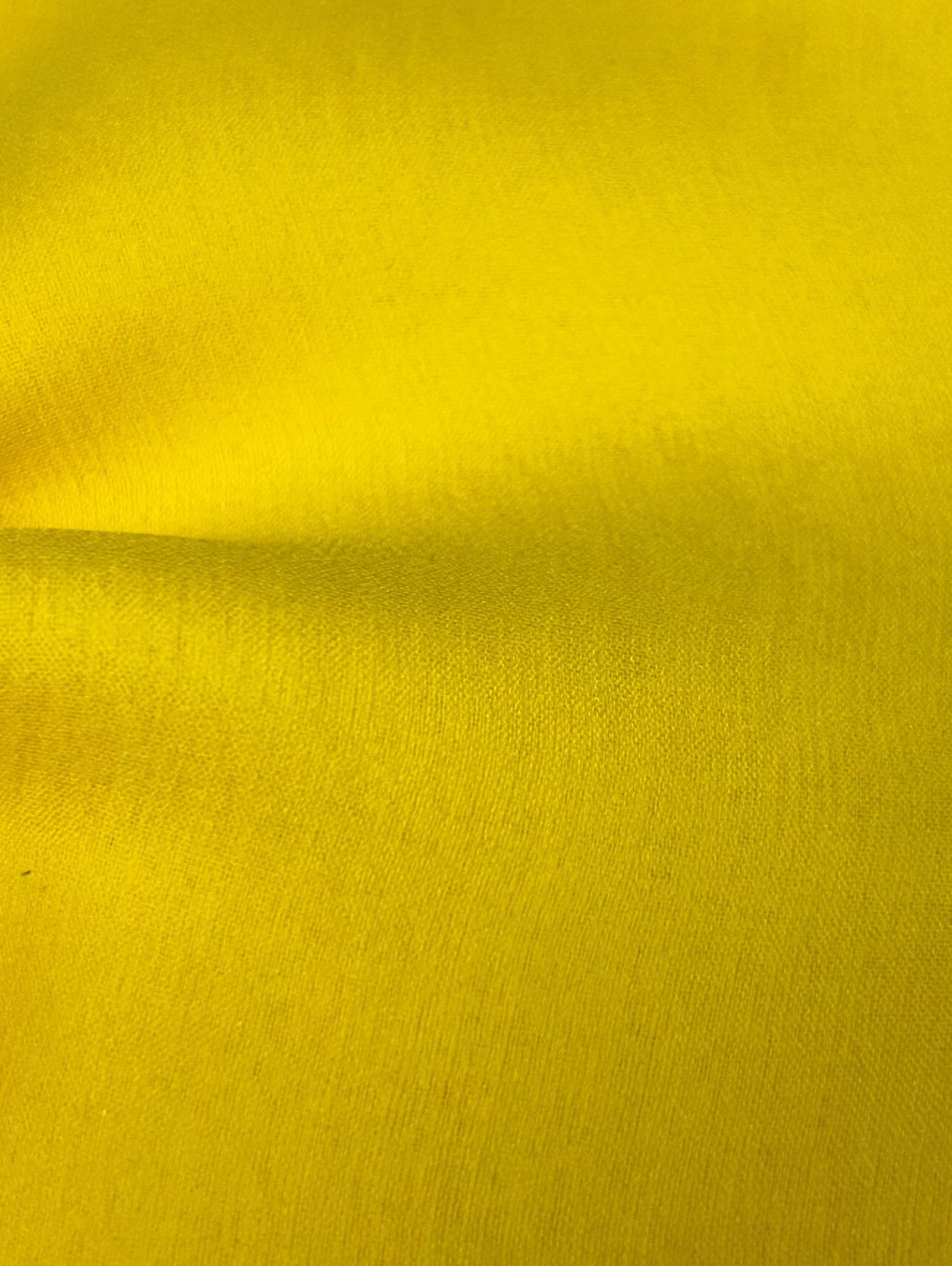 Bright Yellow Silk Chiffon - Tempest