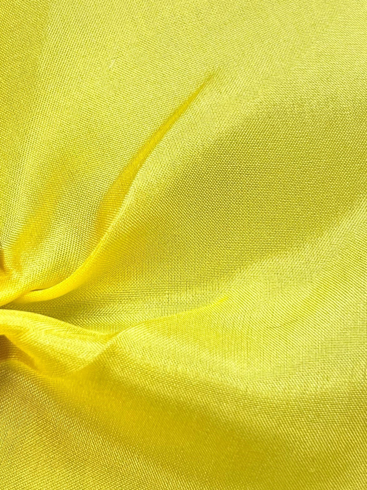 Bright Yellow Silk Habotai - Mosaic