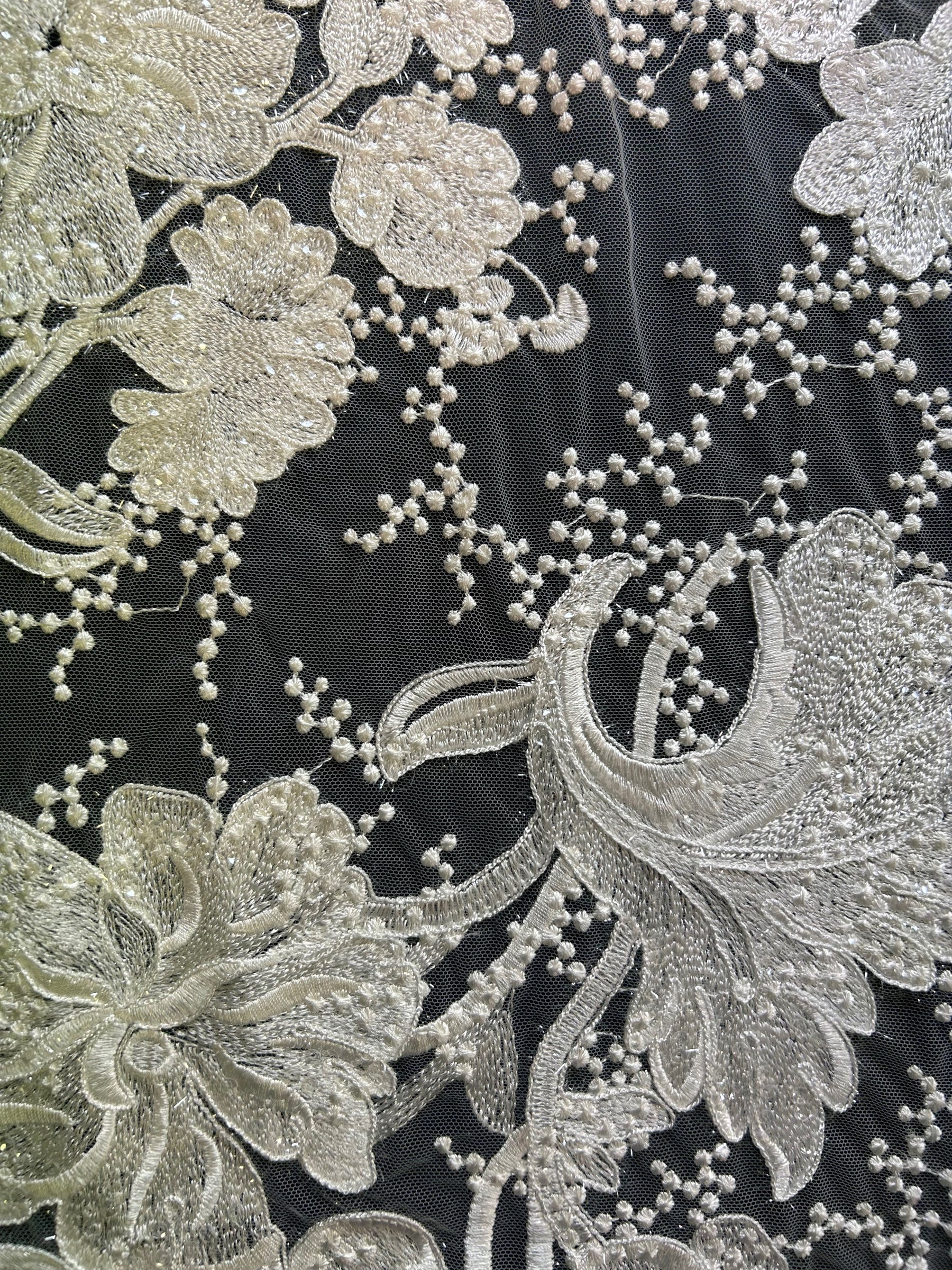 Ivory Embroidery Lace - Bronwyn