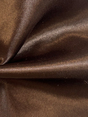 Brown Polyester Satin - Ascot