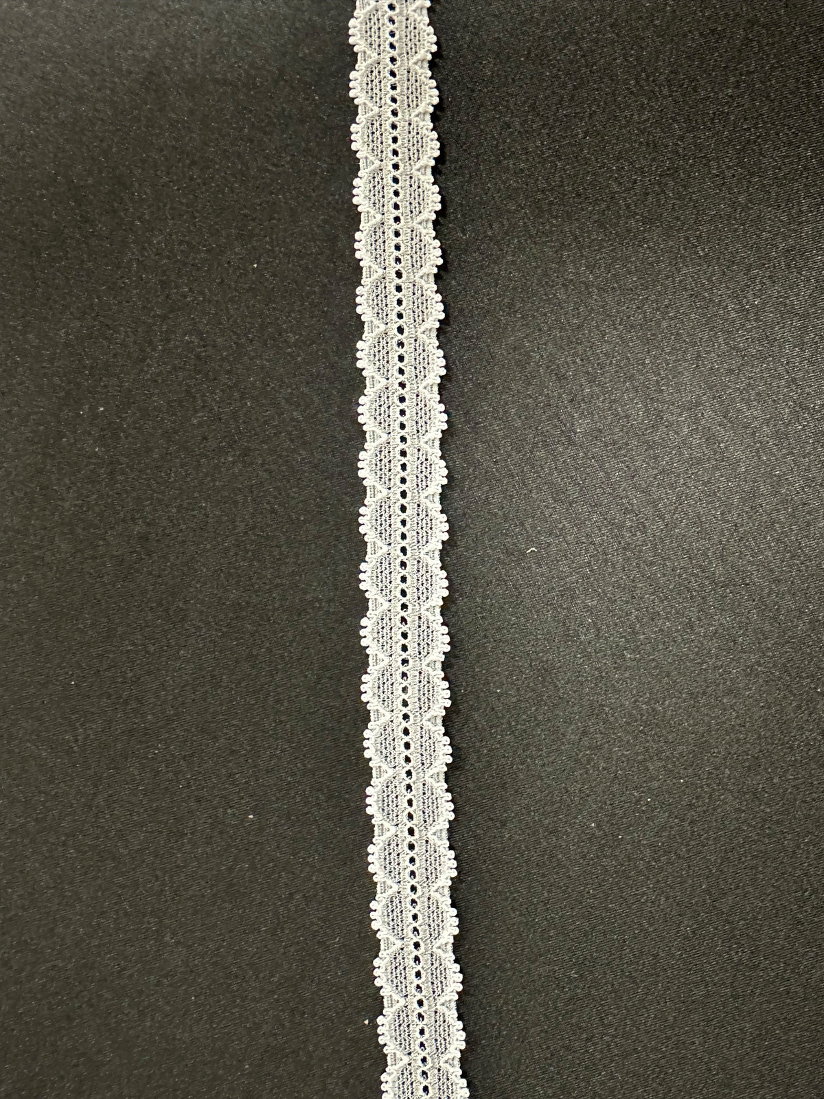 White Lace Trim - Chestnut