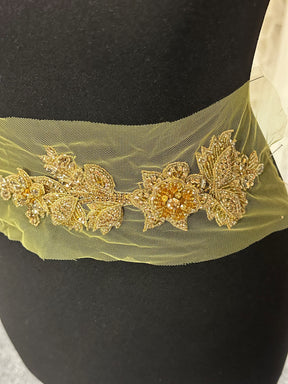 Crystal Dress Trim - Gravity (Gold)