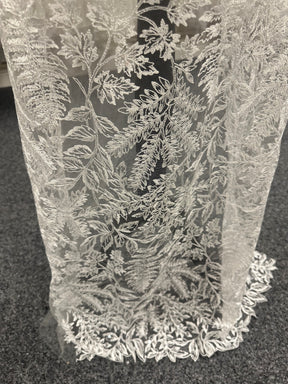 Ivory Embroidered Lace - Fosette