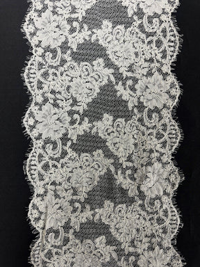 Ivory Corded Lace Trim - Calix