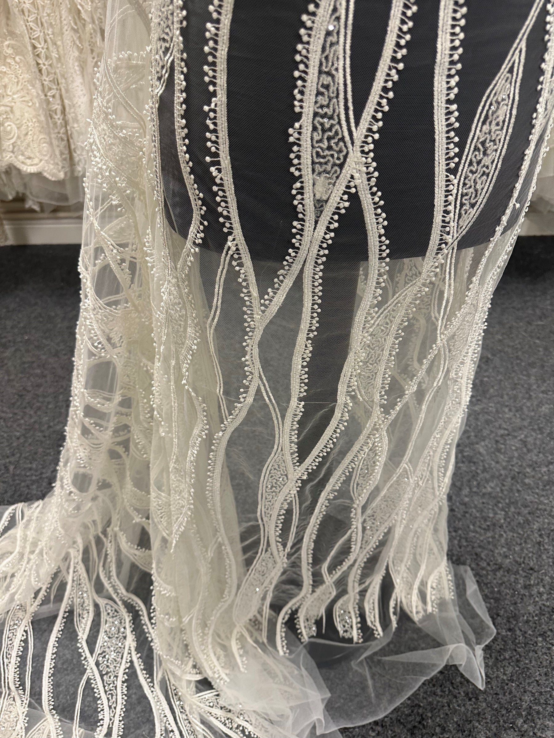 Ivory Embroidered Lace - Xanadu