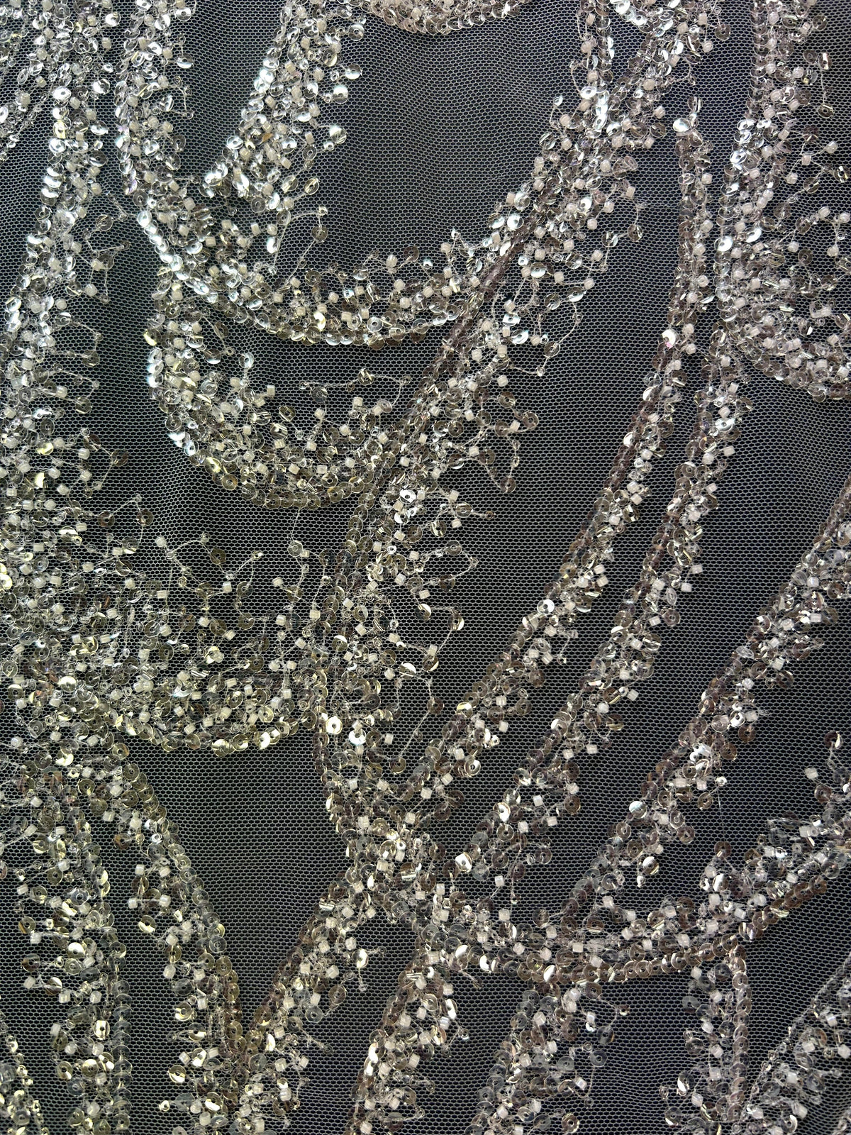 Ivory Beaded Lace - Carmeena