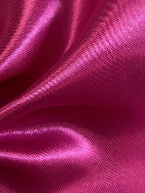 Cerise Polyester Satin - Ascot