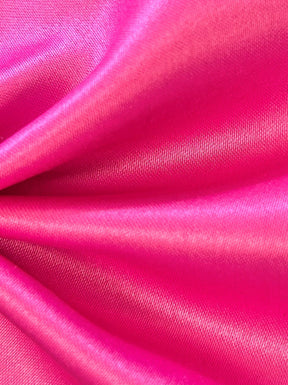 Cerise Polyester Satin - Majestic