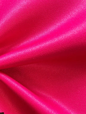 Cerise Polyester Satin Backed Crepe - Princess