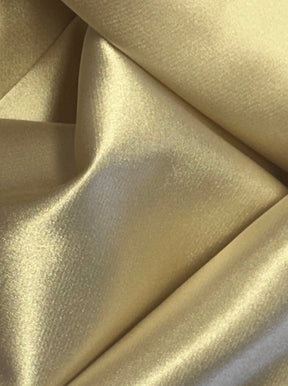 Champagne Polyester Stretch Satin - Empathy