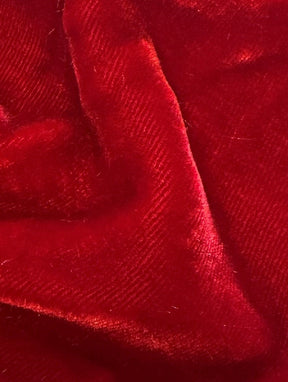 Cherry Red Silk Velvet - Indulgence