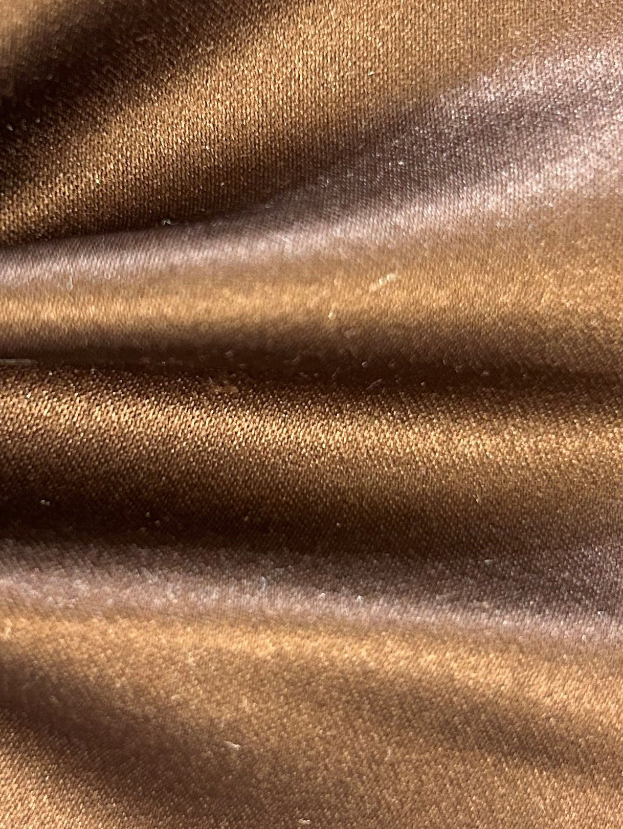 Chocolate Polyester Satin - Majestic