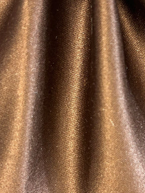 Chocolate Polyester Satin - Majestic