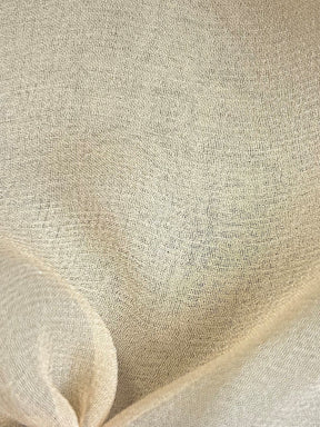 Coffee Silk Georgette - Shimmer