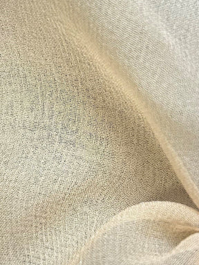 Coffee Silk Georgette - Shimmer