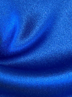 Cobalt Polyester Duchess Satin - Contessa