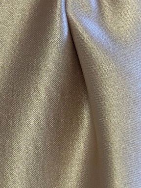 Coffee Polyester Duchess Satin - Contessa