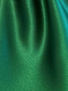 Emerald Polyester Duchess Satin - Contessa