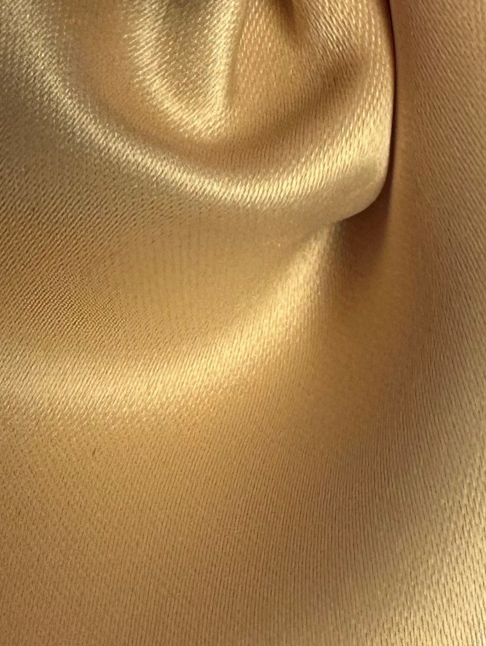 Gold Polyester Satin - Contessa