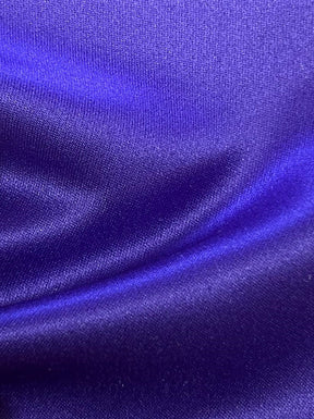 Purple Polyester Satin - Contessa