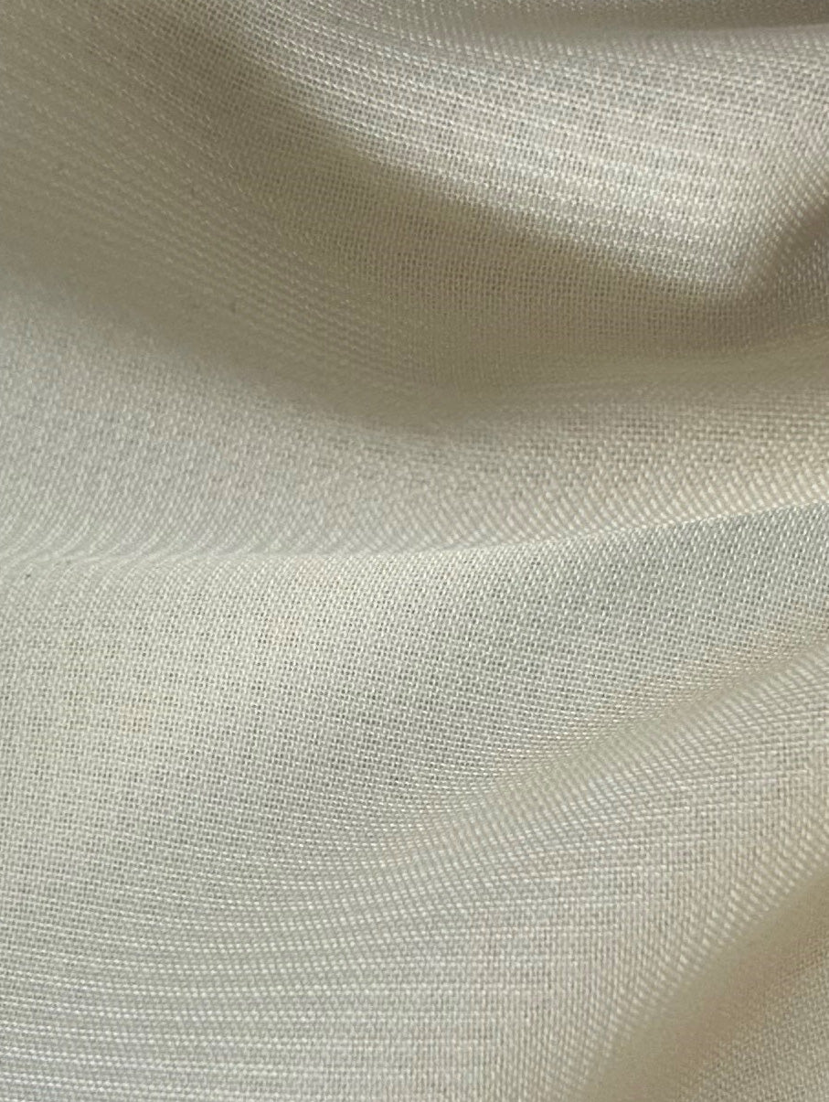 Cream Polyester Chiffon - Benevolence