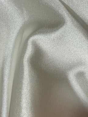 Cream Polyester Stretch Satin - Empathy