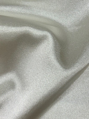 Cream Polyester Stretch Satin - Empathy