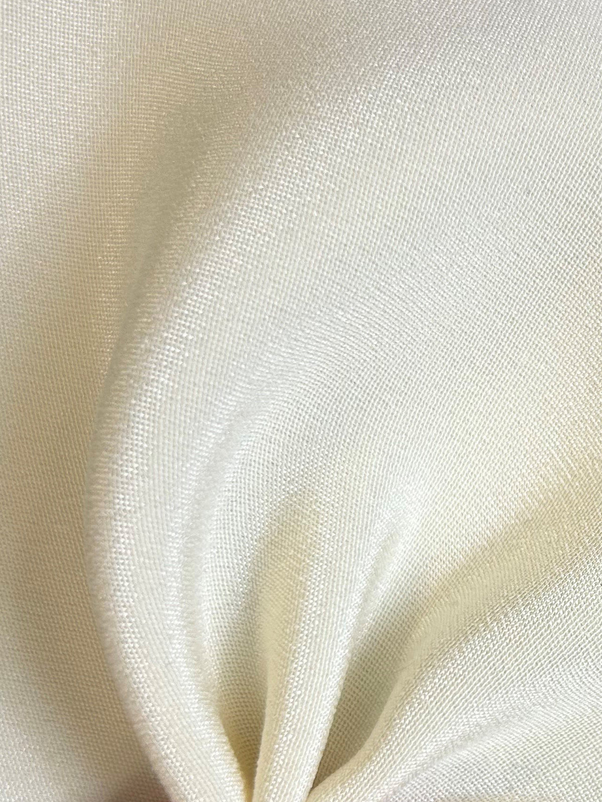 Cream Silk Double Crepe - Temptation